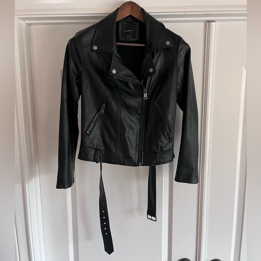 Elodie Faux Leather Moro Jacket (S) - Picture 4 of 7